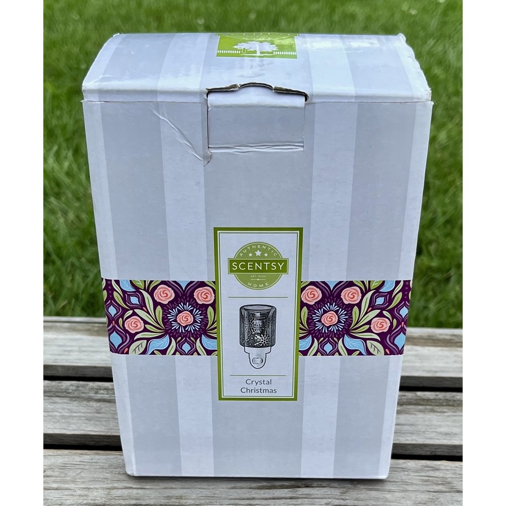 Scentsy Crystal Christmas Wax Warmer Plug-In Holiday Gift Authentic‎ New in Box